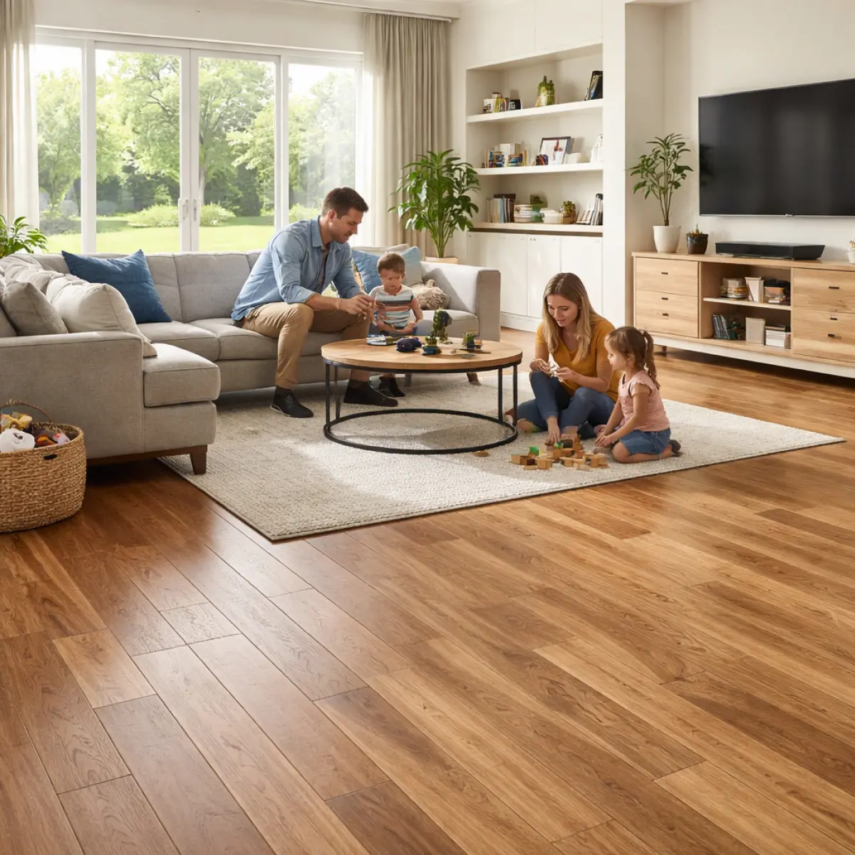 Best hardwood flooring for high traffic living room